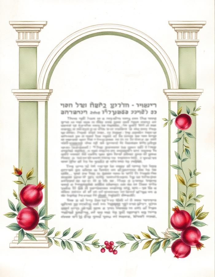 Ketubah dipinta a mano — opera 1