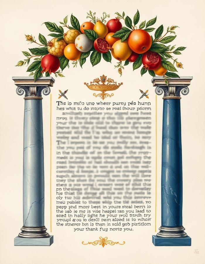 Ketubah dipinta a mano — opera 3