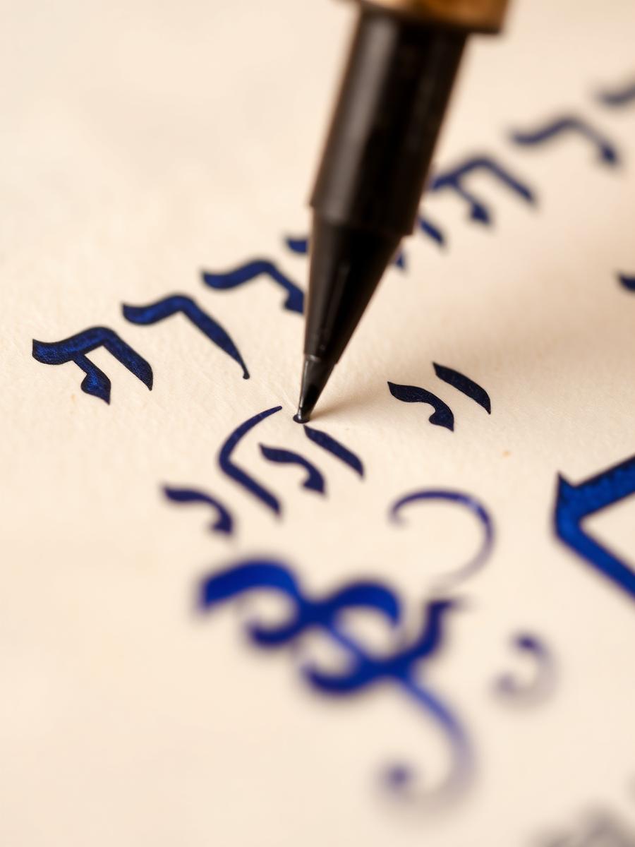 Dettaglio: Calligrafia